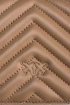 Pinko Mini Love Bag One Chevron Ginger Biscuit-Antique Gold Crossbody Bags - Image 5