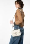Pinko Shoulder Bags Mini Love Bag Puff Maxi Quilt White+White-Old Silver - Image 5