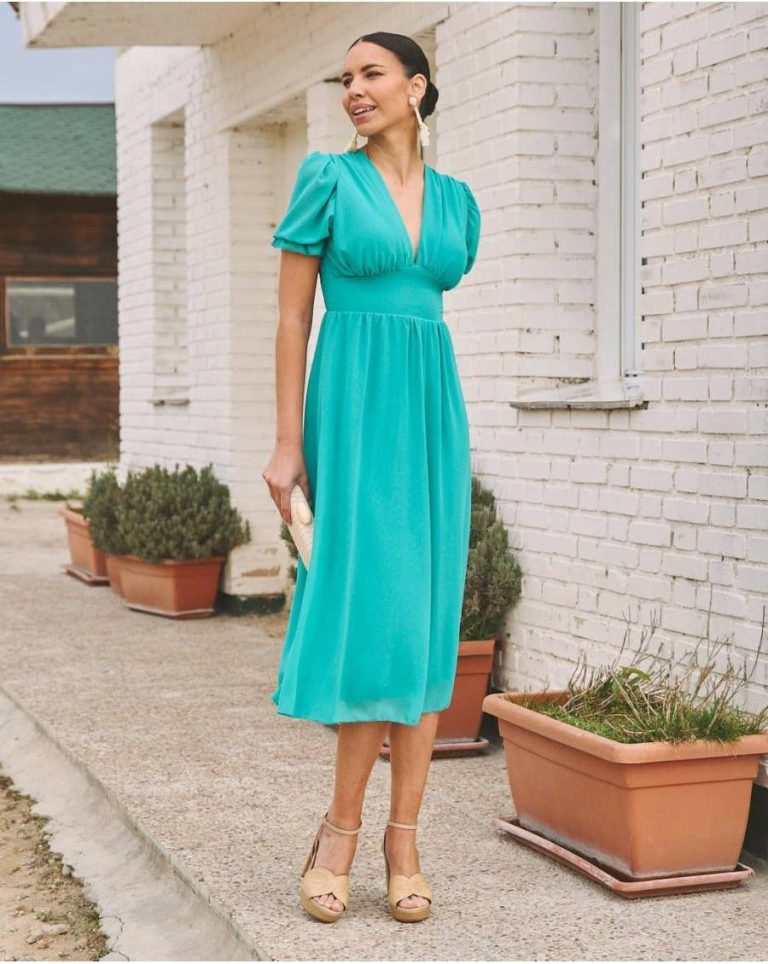 Plumeti Mikka Dress Polín Et Moi Women Turquoise Dresses - Image 2