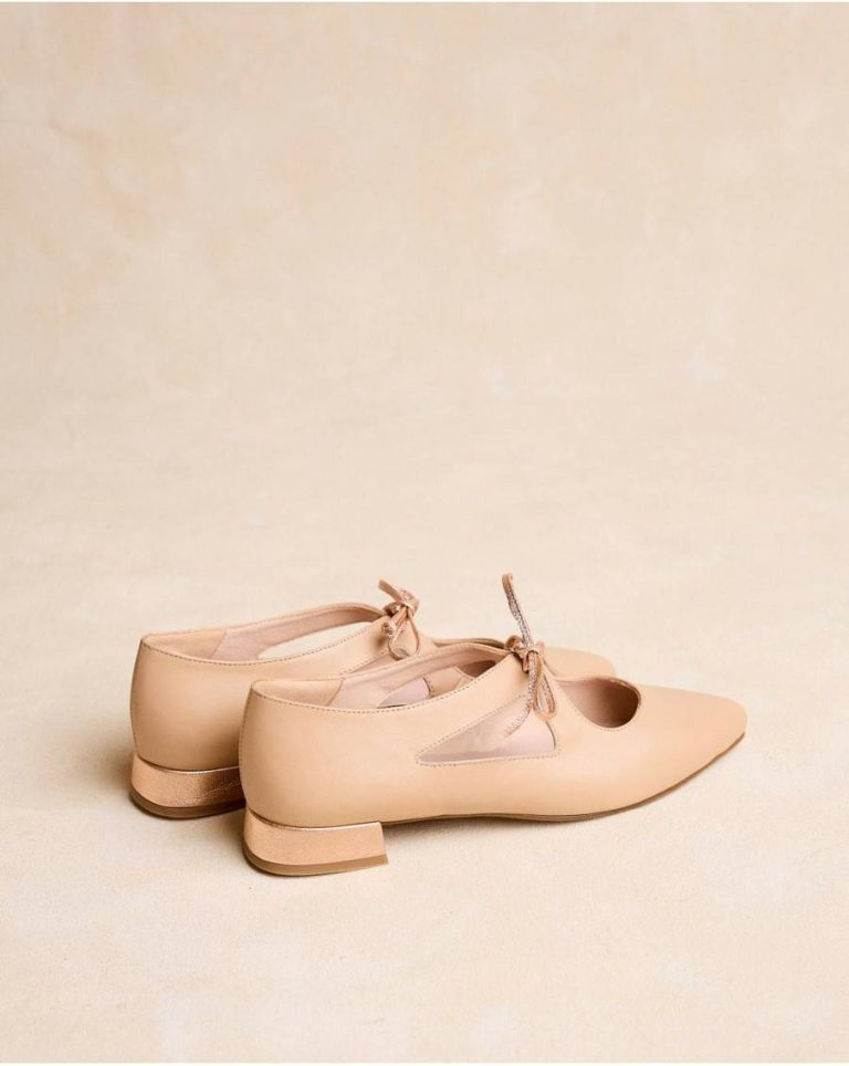 Polín Et Moi Ballet Flats Cord Rita Flats Women Nude - Image 2