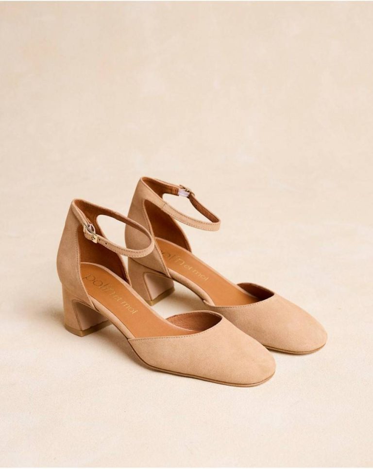 Polín Et Moi Beige Heels Women Mary Jane Kaia - Image 2