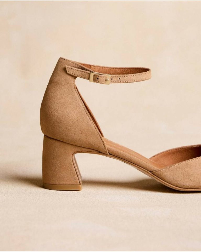 Polín Et Moi Beige Heels Women Mary Jane Kaia - Image 4
