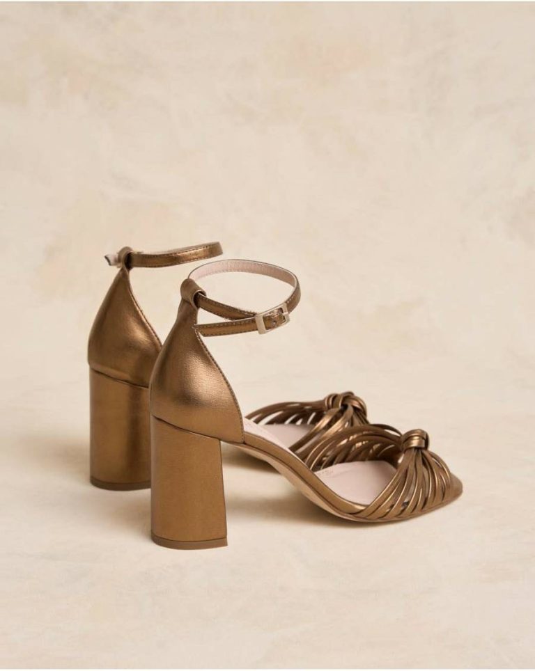 Polín Et Moi Bronze Women Sandals Lula Knot Sandal - Image 4