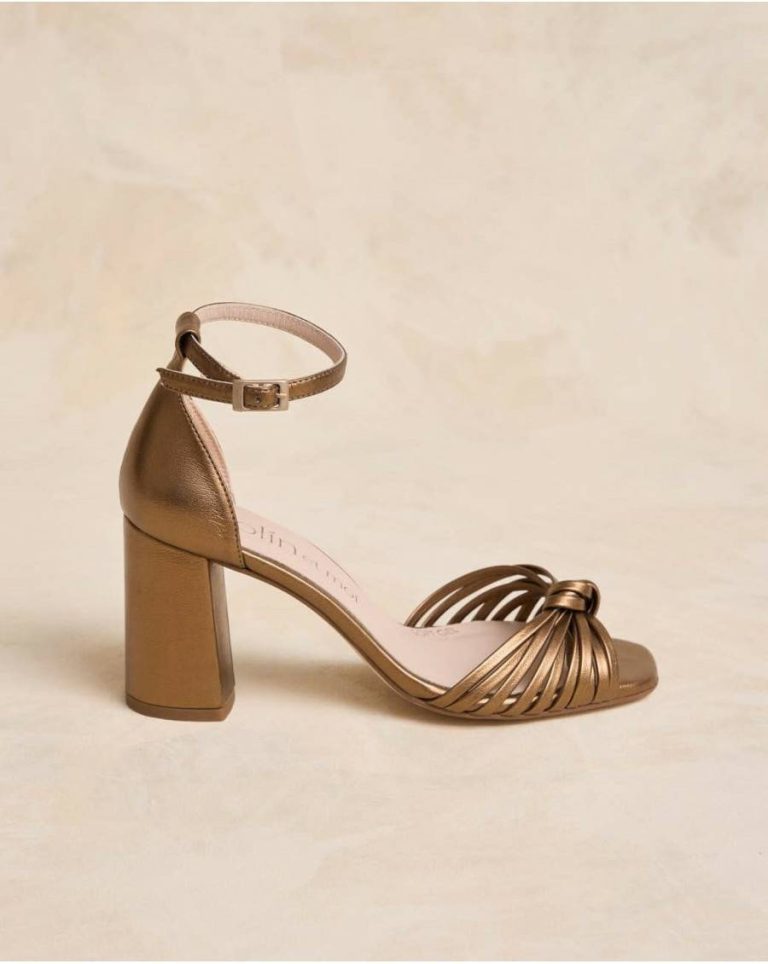 Polín Et Moi Bronze Women Sandals Lula Knot Sandal - Image 5