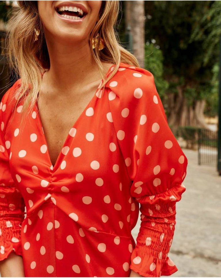 Polín Et Moi Dresses Luka Dot Dress Lily Red Women - Image 2