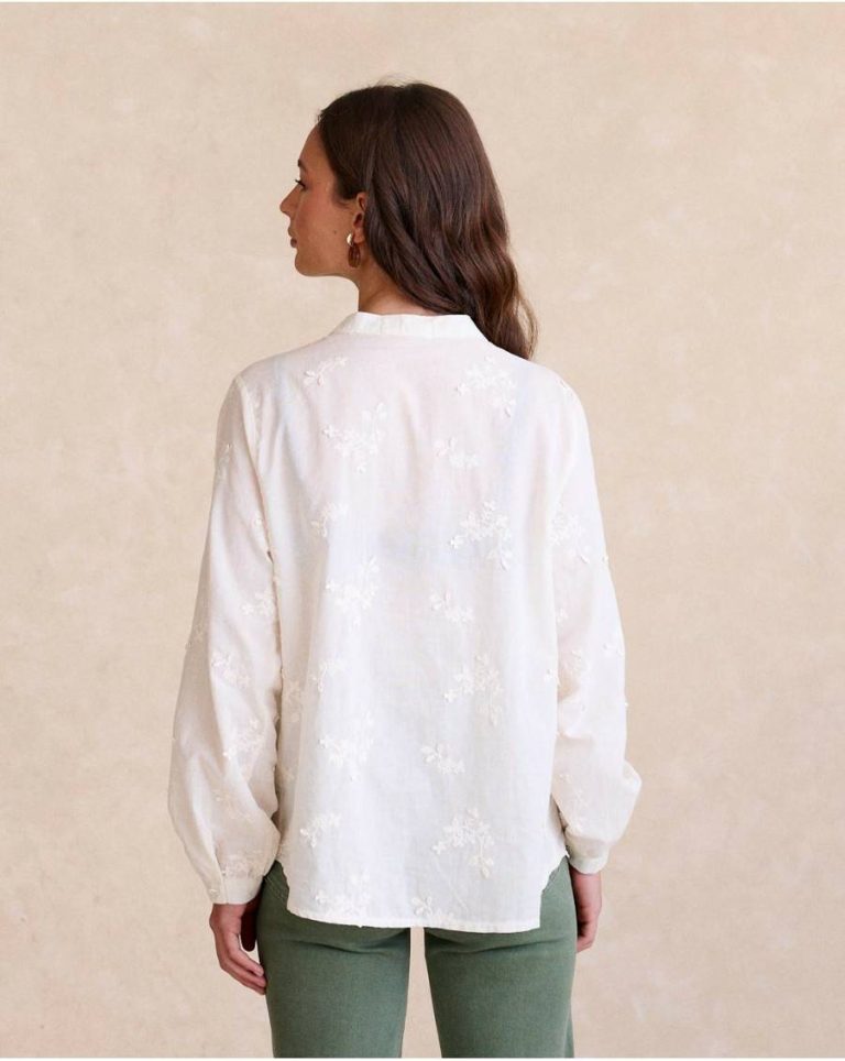 Polín Et Moi Embroidered Shirt Lidia Blouses And Shirts Raw Women - Image 3