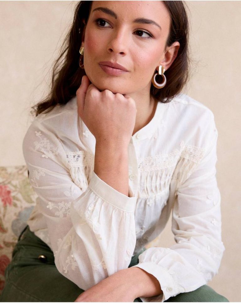 Polín Et Moi Embroidered Shirt Lidia Blouses And Shirts Raw Women - Image 5