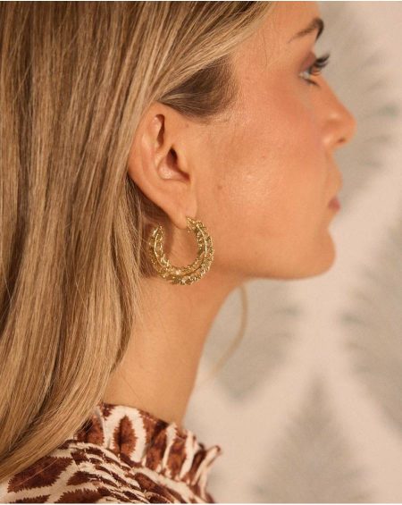 Polín Et Moi Gold Éclat Earrings Earring Jewelry Women