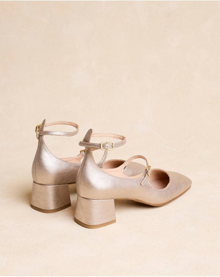 Polín Et Moi Heels Silver Women Mary Jane Ilia - Image 4