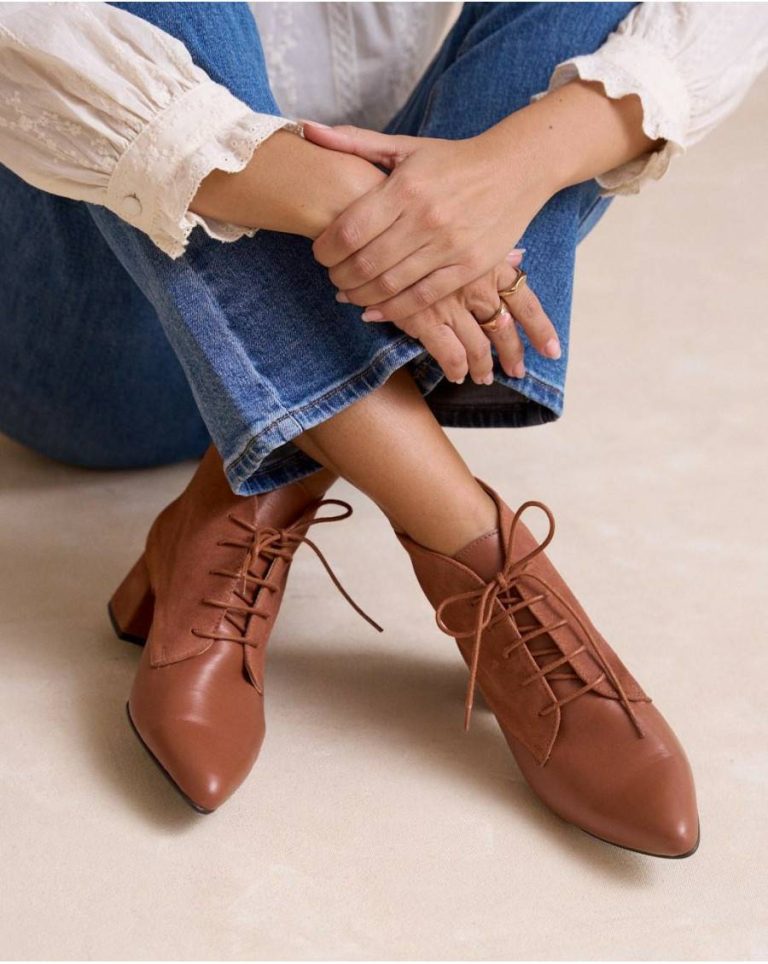 Polín Et Moi Makeup Cecilea Lace-Up Ankle Boots Women Footwear - Image 2
