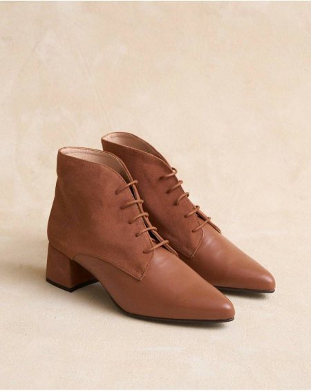 Polín Et Moi Makeup Cecilea Lace-Up Ankle Boots Women Footwear