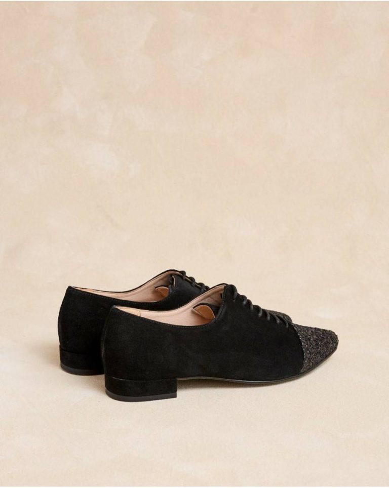 Polín Et Moi Mirenia Lace-Up Moccasin Women Black Footwear - Image 2