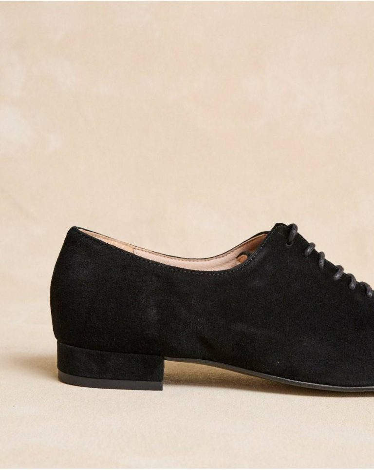 Polín Et Moi Mirenia Lace-Up Moccasin Women Black Footwear - Image 4