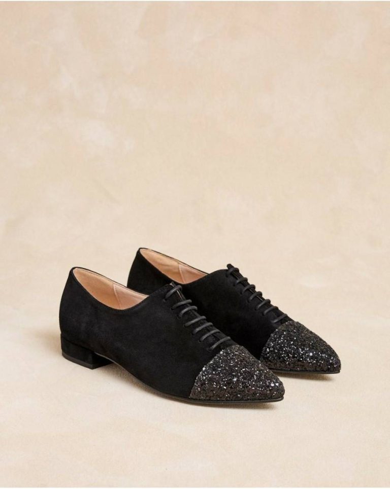 Polín Et Moi Mirenia Lace-Up Moccasin Women Black Footwear - Image 5