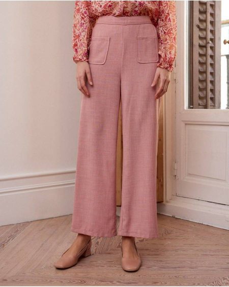 Polín Et Moi Rose Bottoms Simone Pocket Pants Women