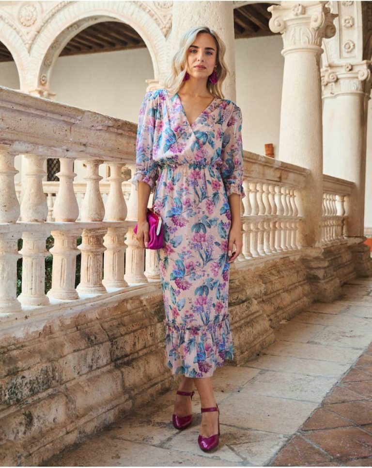 Polín Et Moi Ruby Long Dress Women Dresses Rose - Image 2