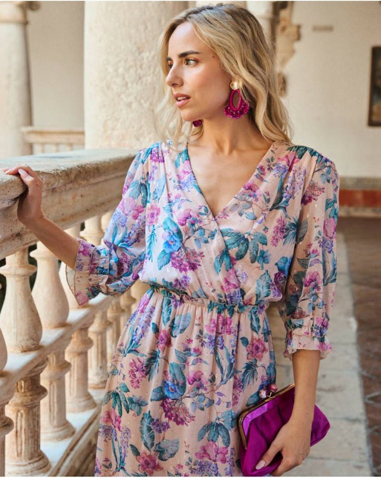 Polín Et Moi Ruby Long Dress Women Dresses Rose - Image 4