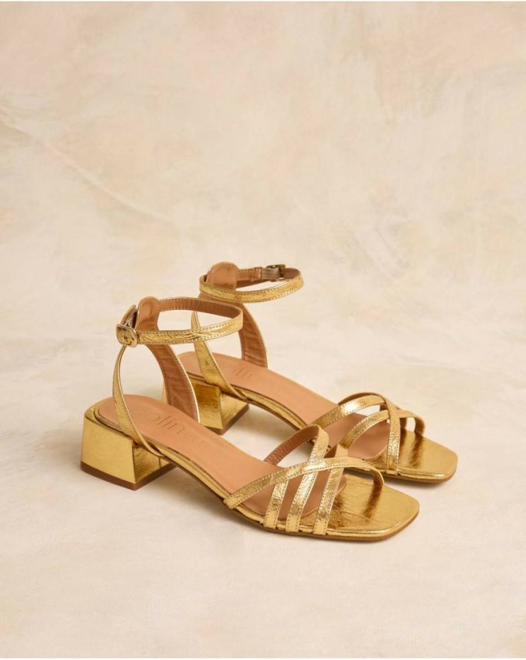 Polín Et Moi Sandals Women Dorani Strappy Sandal Gold