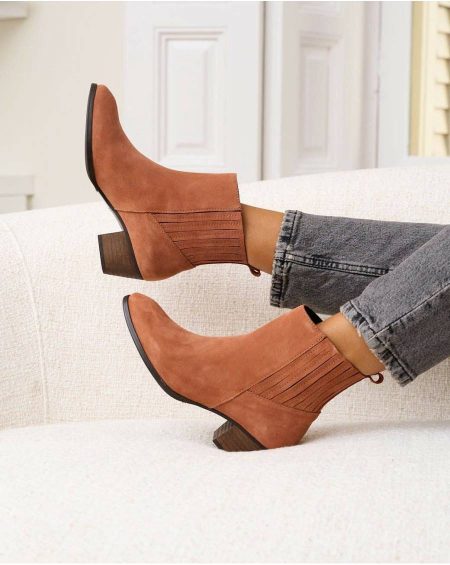 Polín Et Moi Women Makeup Footwear Booty Suede Sabba