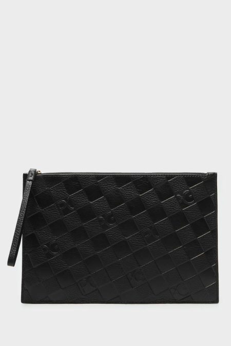 Pouches And Wash Bags Women Black Purificacion Garci Combinación Única Large Pouch