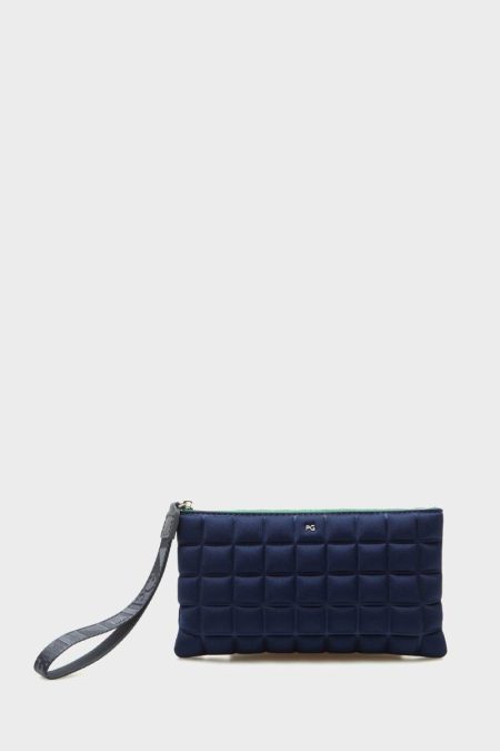 Pouches And Wash Bags Women Purificacion Garci Choco Pg Neoprene Pouch Navy