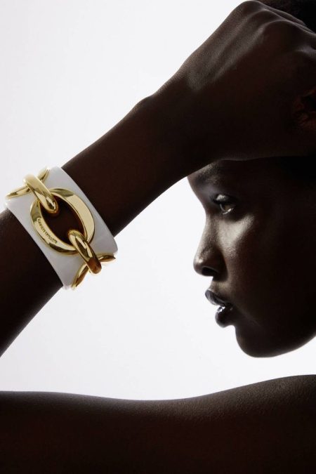 Premium Statement Chain Cuff Women Jewelry Karen Millen Gold