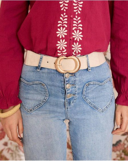 Priscila Elastic Belt Polín Et Moi Belts Women Raw