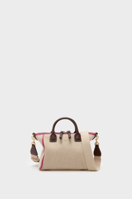 Purificacion Garci Algo Prestado Handbag Women Crossbody Bags Natural