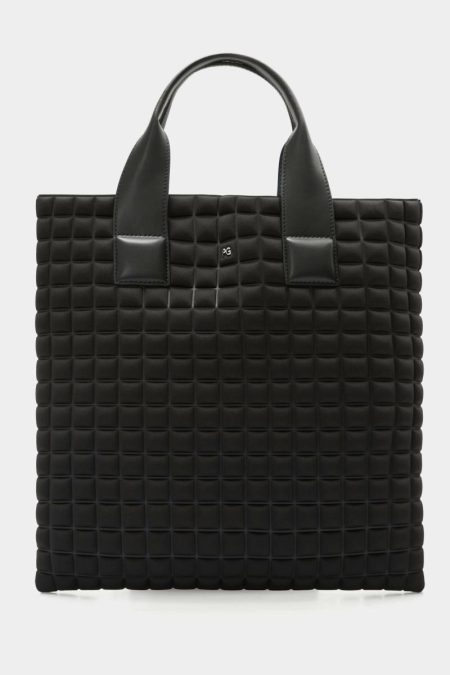 Purificacion Garci Black Choco Pg Handbag Men Bags And Backpacks