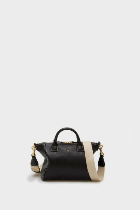 Purificacion Garci Black Women Crossbody Bags Algo Prestado Handbag