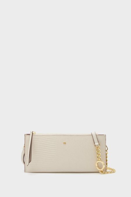 Purificacion Garci Calla Lily White Women Shoulder Bags Tándem Pochette Shoulder Bag