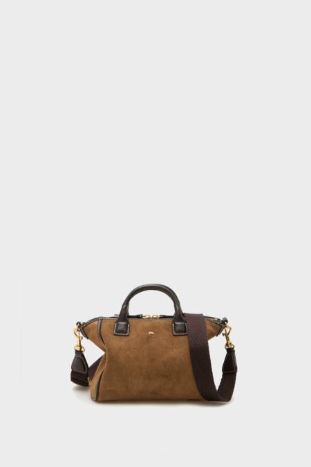 Purificacion Garci Crossbody Bags Women Coffee Algo Prestado Handbag