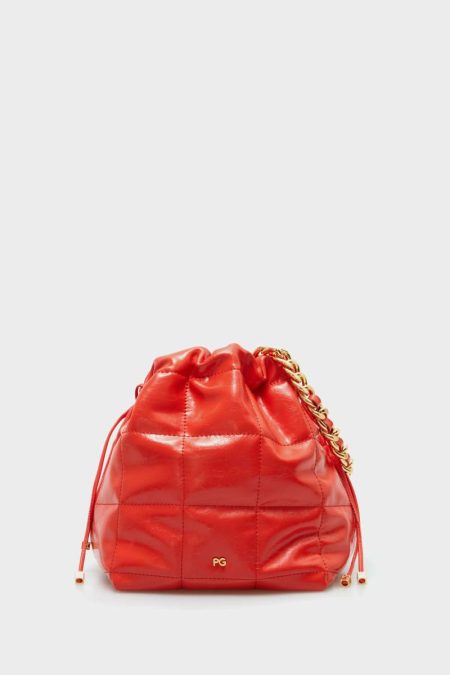 Purificacion Garci Crossbody Bags Women Mandarine Homenaje Acolchado Bucket Bag