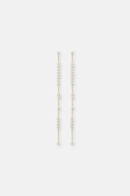 Purificacion Garci Earrings Biwa Drop Earrings Women Gold/Pearl