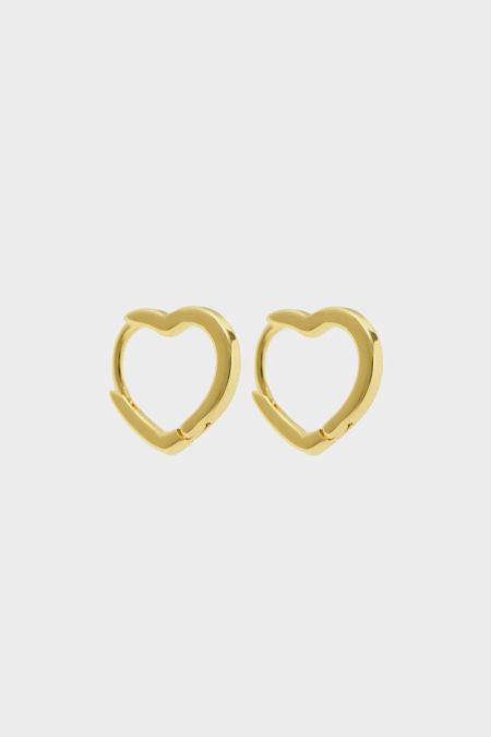 Purificacion Garci Earrings Lovey Dovey Hoop Earrings Gold Women