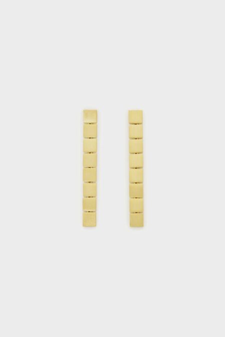 Purificacion Garci Icons Cube Drop Earrings Women Gold
