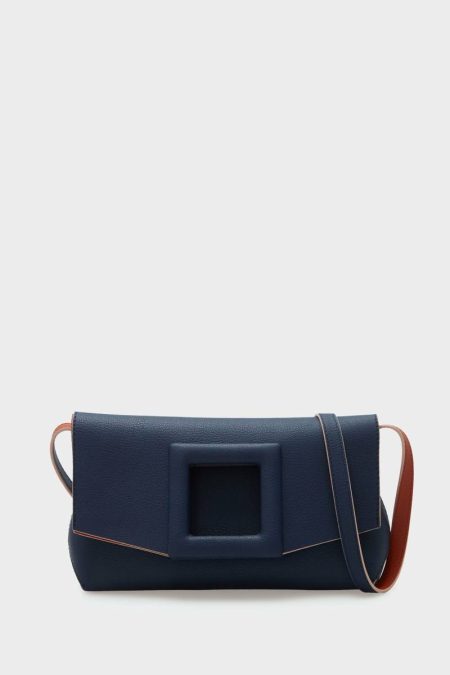 Purificacion Garci Indigo Blue Women Marco Crossbody Bag Crossbody Bags