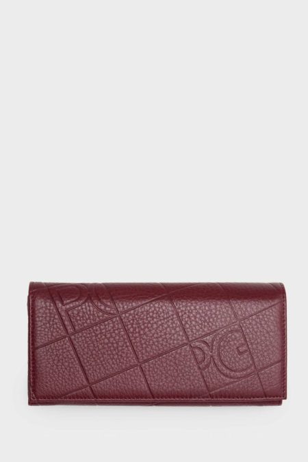 Purificacion Garci Large Wallets Burgundy Women Combinación Única American Wallet