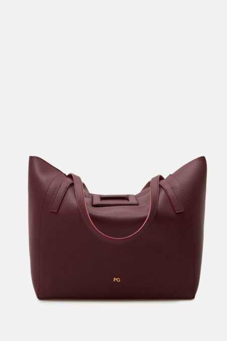 Purificacion Garci Marco Shoulder Bag Burgundy Shoulder Bags Women