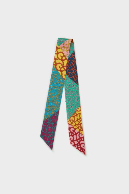 Purificacion Garci Multicolor Scarves Gutenberg Silk Skinny Women