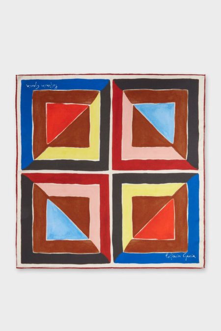 Purificacion Garci Multicolor Scarves Mosaicubo 53 Silk Bandana Women