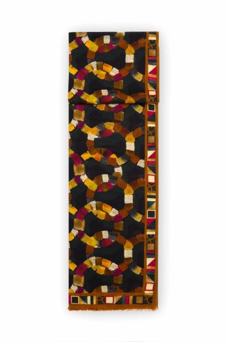 Purificacion Garci Multicolor Scarves Women Afric8 Wool Scarf