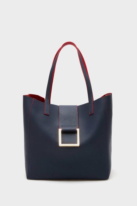 Purificacion Garci Navy Women Soho Shoulder Bag Shoulder Bags