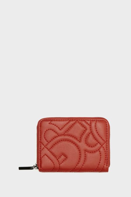 Purificacion Garci Orange Small Wallets Gutenberg Zipped Japanese Wallet Women