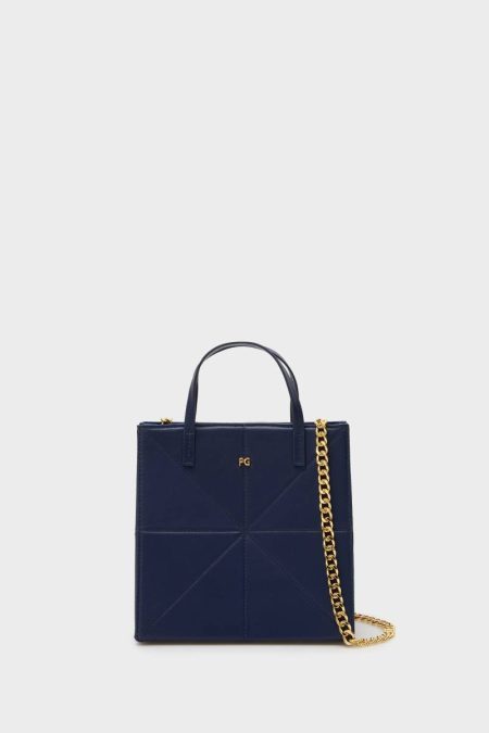 Purificacion Garci Origami Crossbody Bag Crossbody Bags Navy Women