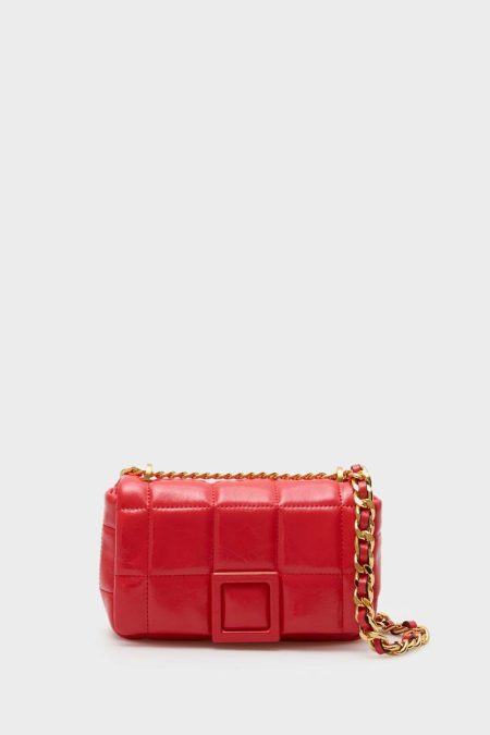 Purificacion Garci Shoulder Bags Homenaje Acolchado Crossbody Bag Geranium Women