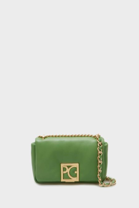Purificacion Garci Shoulder Bags Women Homenaje Acolchado Crossbody Bag Green