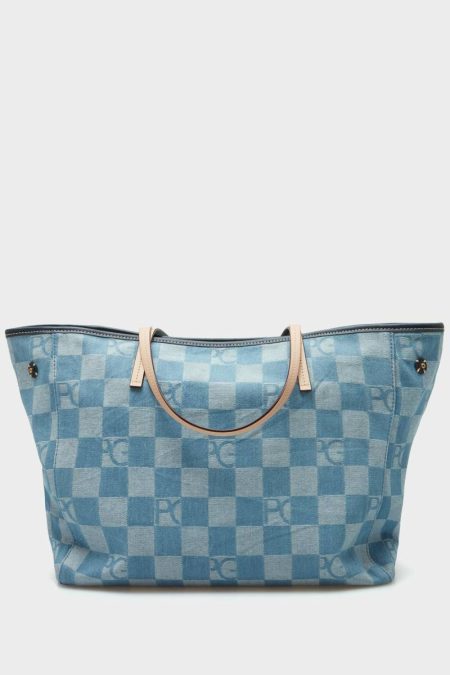 Purificacion Garci Veracruz Shoulder Bag Blue Women Shoulder Bags