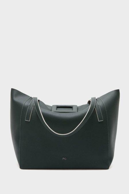 Purificacion Garci Women British Green Shoulder Bags Marco Shoulder Bag