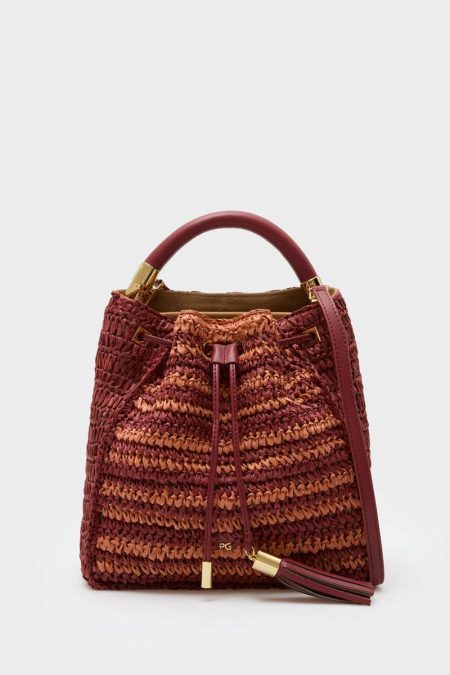 Purificacion Garci Women Clay Brown Handbags Samburu Bucket Bag